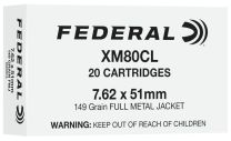 Federal American Eagle 7.62x51mm NATO 149GR FMJ, 20-Pack